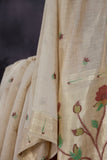 Elegant cotton paithani saree