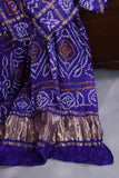 Purple Bandini Gharchola saree