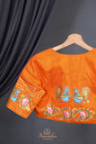 Breath taking Gadwal Pattu saree with tanjore painting border