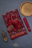 Maroon patan patola saree - a timeless weave