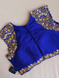 Royal Blue Bandini Gharchola Saree