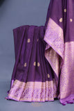 Soft Silk Pattu - Color play at its finest - Purple/Lavender