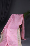 Gadwal Paithani saree in lovely baby pink