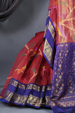 A fusion of jamdaani Grace and kanchi grandeur