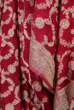Banarasi Silk Saree in ravishing red