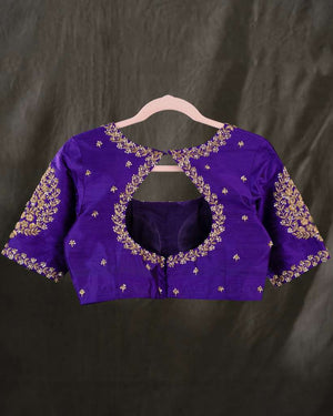 Royal and radiant purple blouse