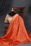 Radiant Sunset Silk Elegance