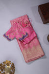 Budget Friendly Soft silk saree in pretty pink