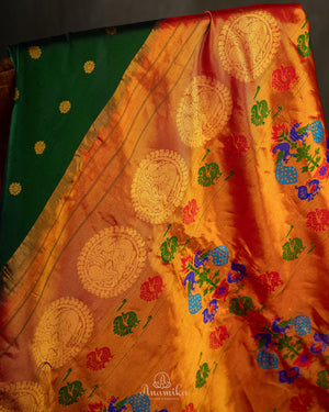 Pure paithani on Gadwal silk