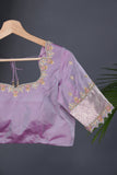 Beautiful Banarasi Silk Saree in a unique shade of lavender