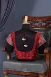 A Georgette beauty in stunning red