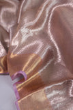 Regal Tissue Brocade saree in lovely lilac