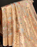Gold Banarasi Tissue saree