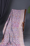 Beautiful Banarasi Silk Saree in a unique shade of lavender