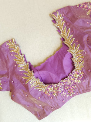 Lavender Tissue Blouse