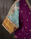 Gadwal brocade saree with kanchi border