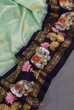 Gorgeous Gadwal with Stunning tanjore painting border