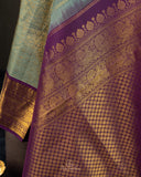 Gadwal brocade saree with kanchi border