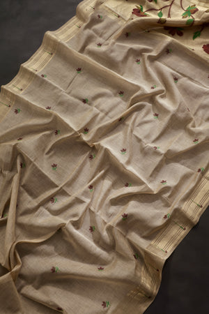 Elegant cotton paithani saree