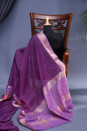 Soft Silk Chanderi Pattu - where weave meets embroidery