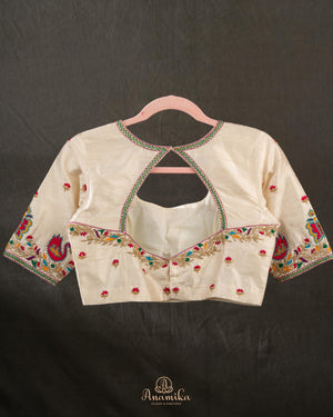 Pure Patola silk saree in a lovely shade of green and pink