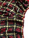 Black and Red Bandini Gharchola Saree