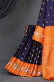 Breath taking Gadwal Pattu saree with tanjore painting border