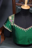 Bandini Georgette saree in hues of green