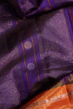Pure Gadwal Tissue Paithani