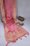 Budget Friendly Soft silk saree in pretty pink