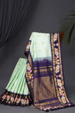 Gorgeous Gadwal with Stunning tanjore painting border