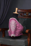 Pastel Patola with intricately designed handwork border