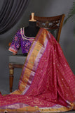 Gadwal saree with patola border and blouse