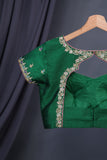 Bandini Georgette saree in hues of green
