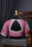 Pastel Patola with intricately designed handwork border