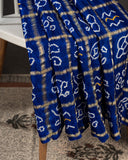 Royal Blue Bandini Gharchola Saree