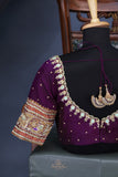 A Vintage kanjeevaram in a lovely shade of blue