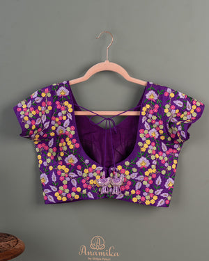 Banarasi Silk Saree in lovely Lavender & Purple shade