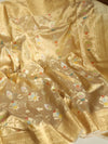 Gold Banarasi Tissue saree