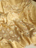 Gold Banarasi Tissue saree