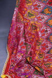 Patan Patola saree with intricately designed maggam work border