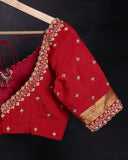 Kalamkari print on mysore crepe silk saree