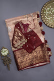 Banarasi Tissue with kanchi fusion