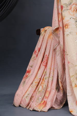 Floral Dream in Chinnon Georgette