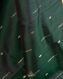 Pure kanjeevaram Pattu saree in emerald green
