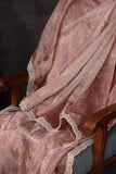 Onion pink organza tissue saree