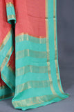 Stunning mysore crepe silk saree in a lovely combo