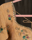 Pure kanjeevaram Pattu saree in emerald green