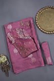 Mashru crepe silk saree in pink