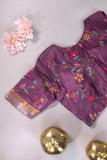 Petite Pointe Elegance on pure Handloom tussar